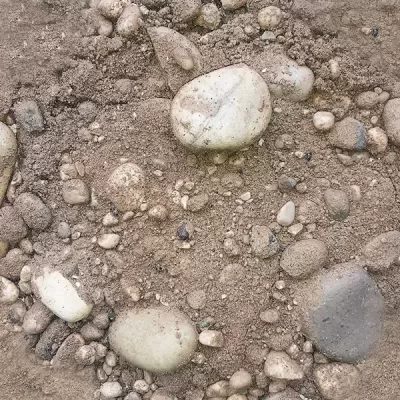Misto natura aggregato inerte naturale estratto in cava